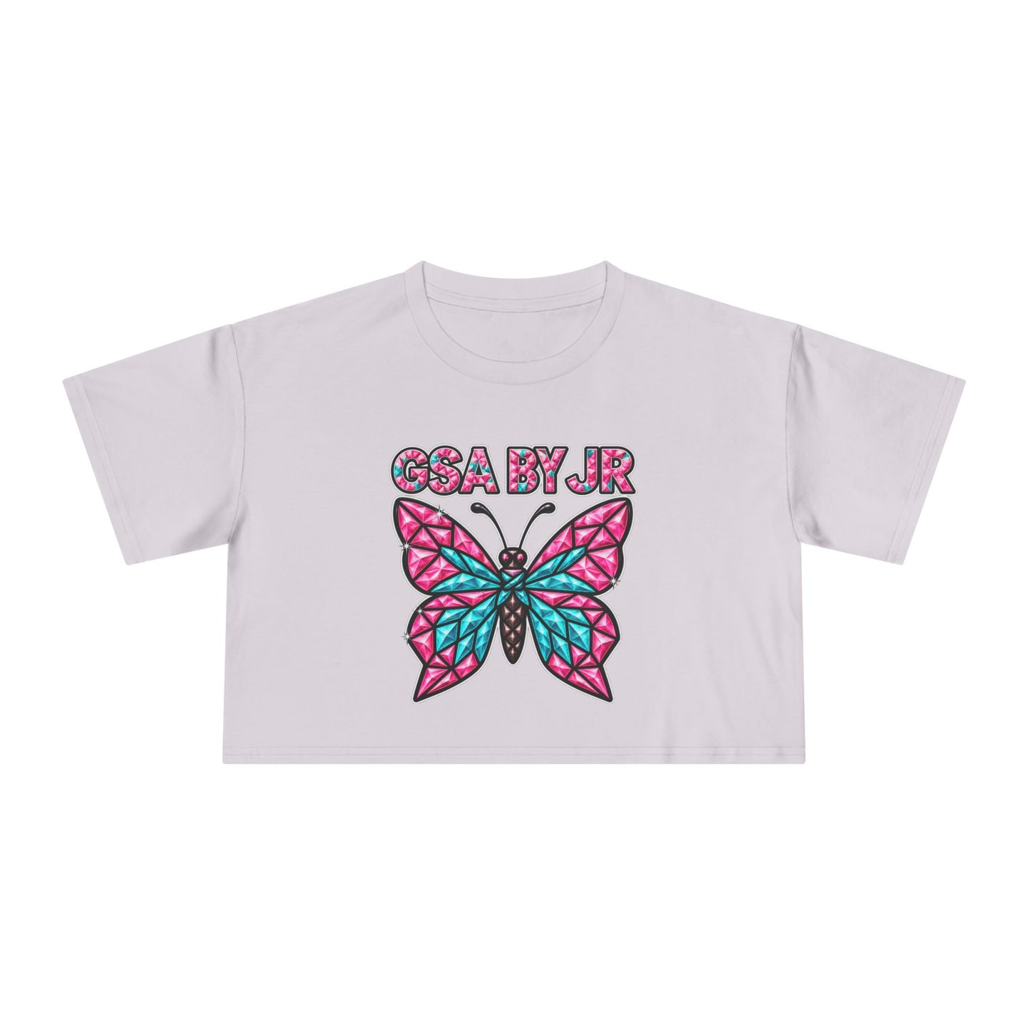 Butterfly Graphic Crop Tee