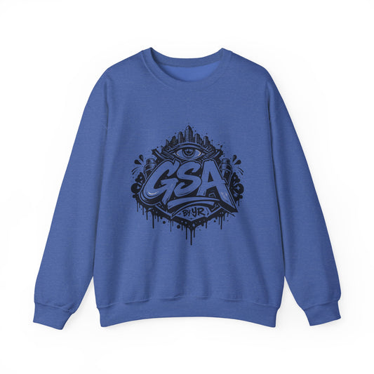 GSA BY JR Graffiti Eye Streetwear Crewneck