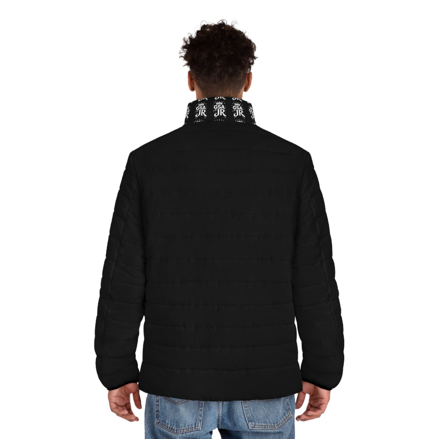 GSA BY JR Men's Black Puffer Jacket