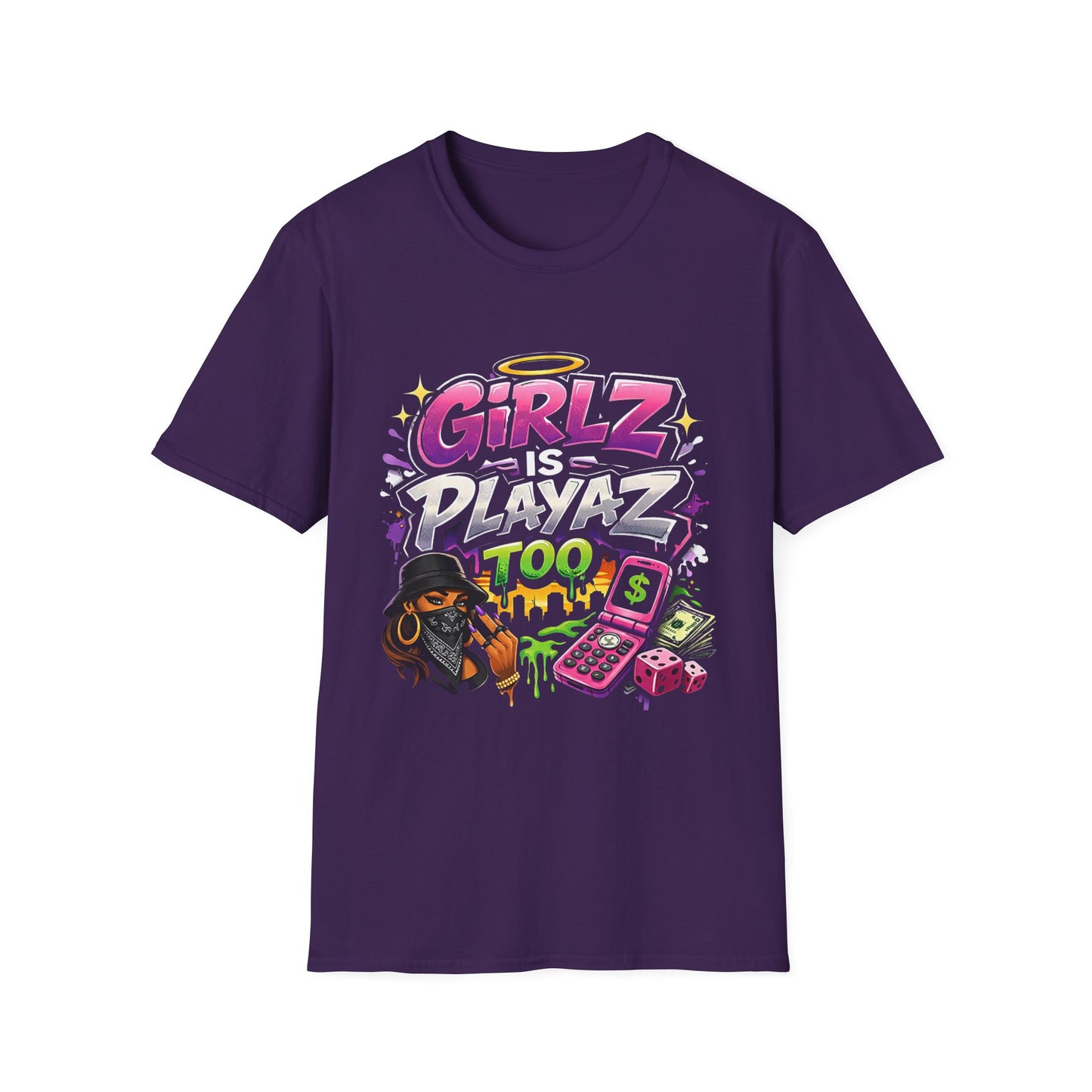 GSA BY JR " Girlz Is Playaz Too " Softstyle Tee