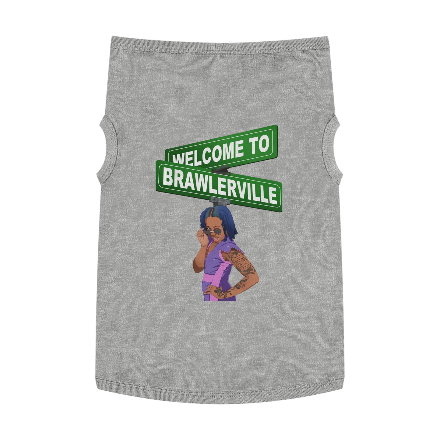 Britany Kay "Welcome to Brawlerville" Pet T-shirts