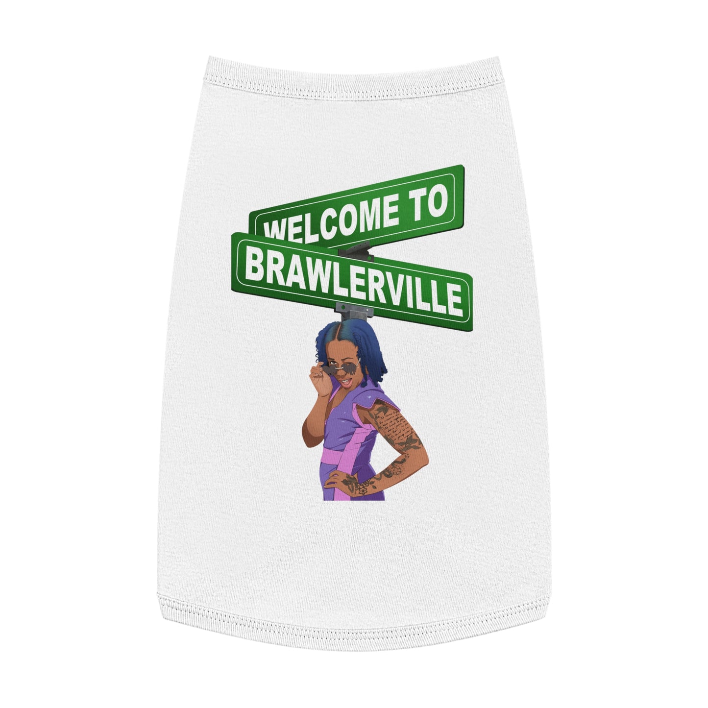 Britany Kay "Welcome to Brawlerville" Pet T-shirts