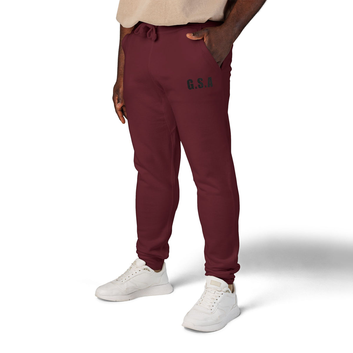 Embroidered Fleece Sweatpants