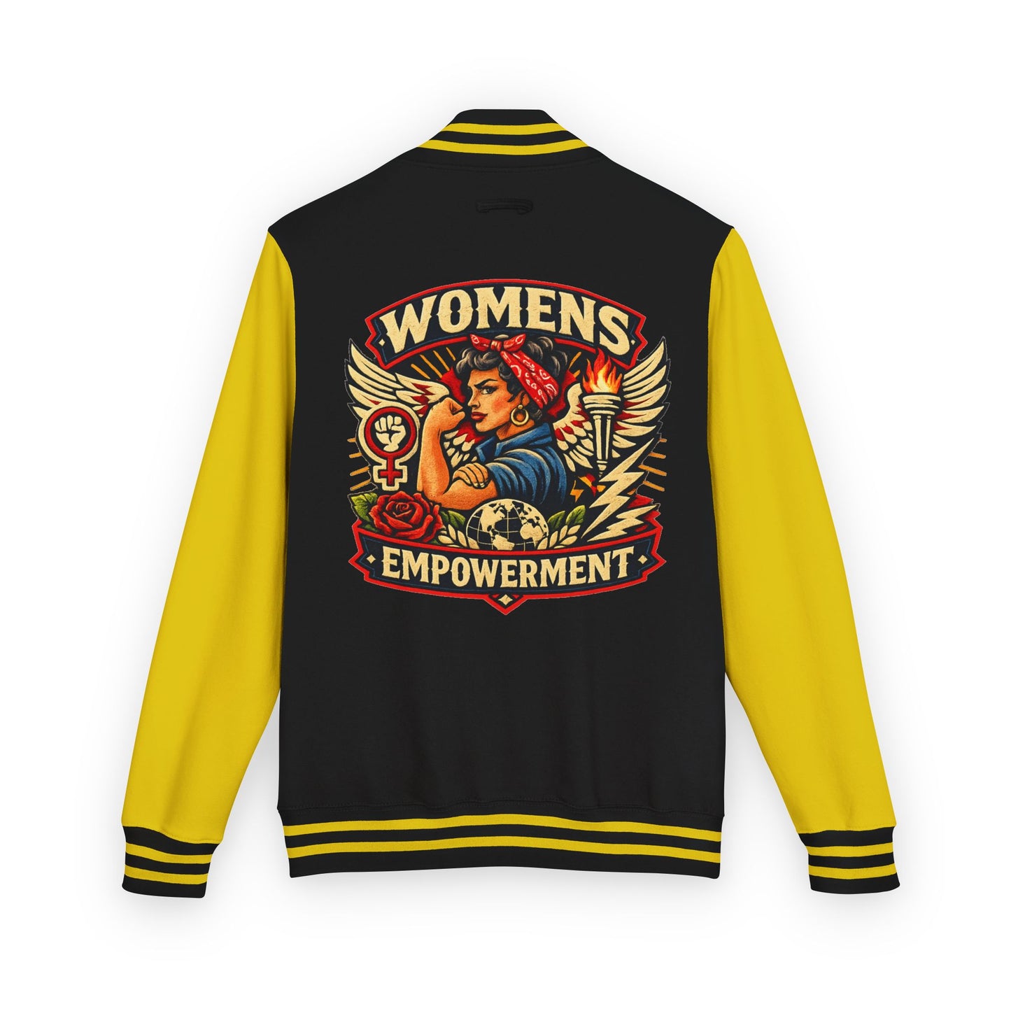 GSA BY JR Women Empowerment Letterman Jacket