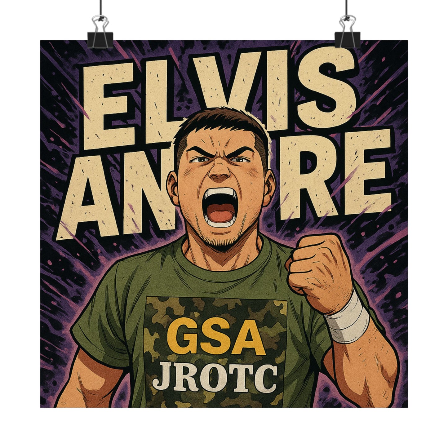 THE JROTC ANIME POSTER: ELVIS ANDRE