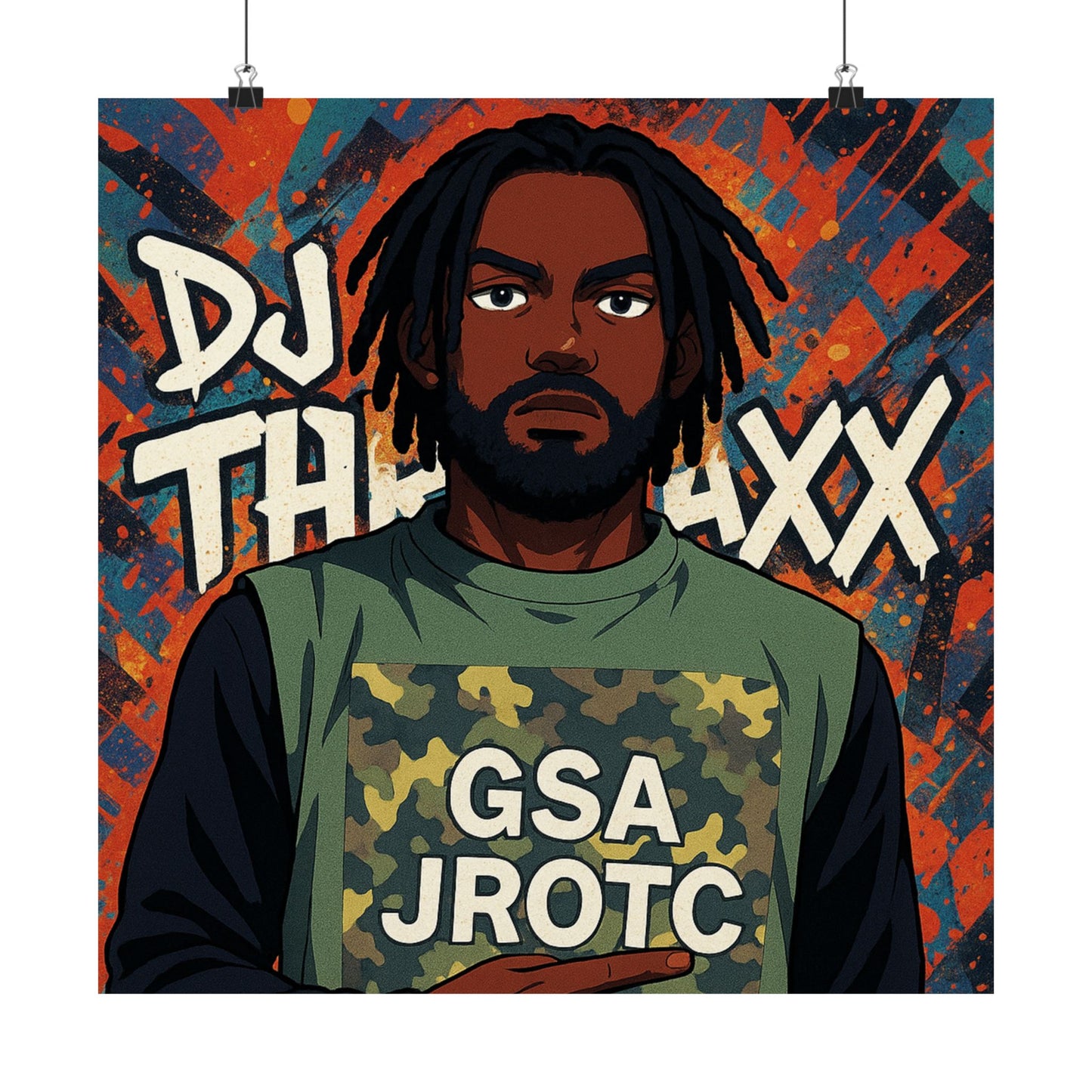 THE JROTC ANIME POSTER: DJ THRAXX