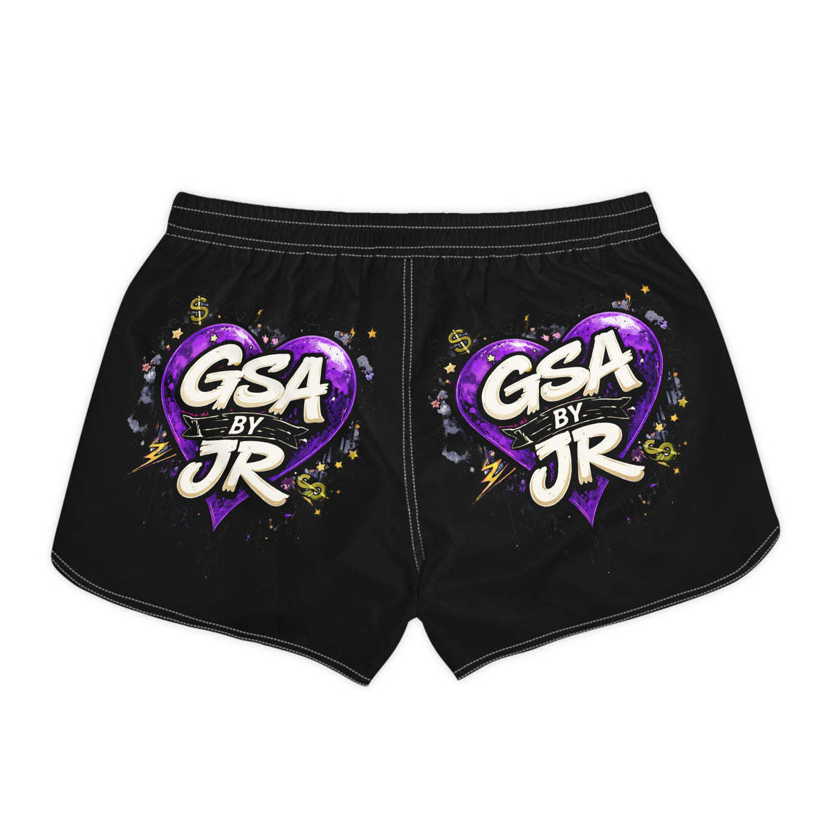 Purple Casual Shorts