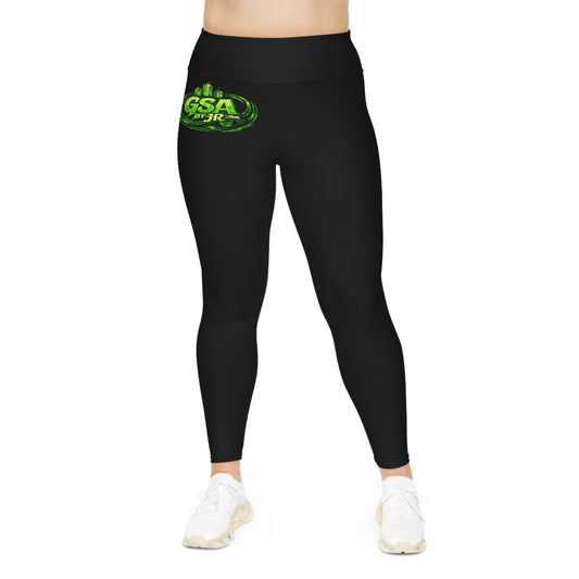 GSA BY JR Women's Plus Sized Leggings - Green GSA