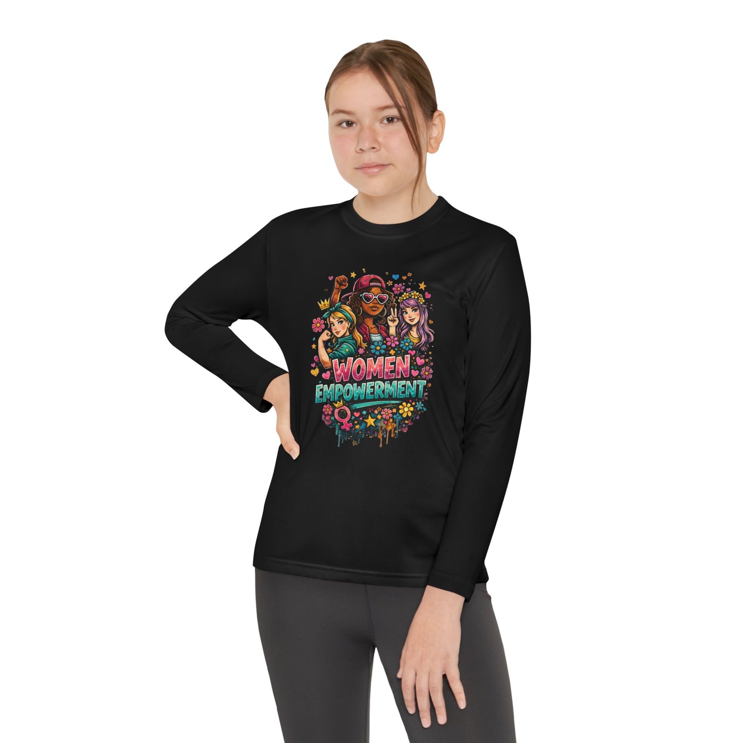 GSA BY JR Youth ' Women Empowerment Long Sleeve Tee