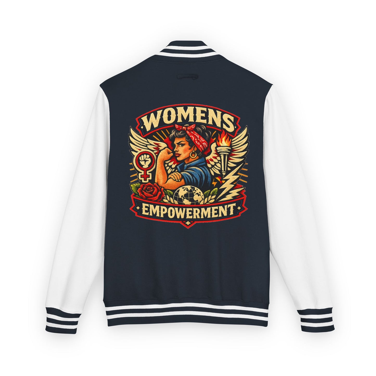 GSA BY JR Women Empowerment Letterman Jacket