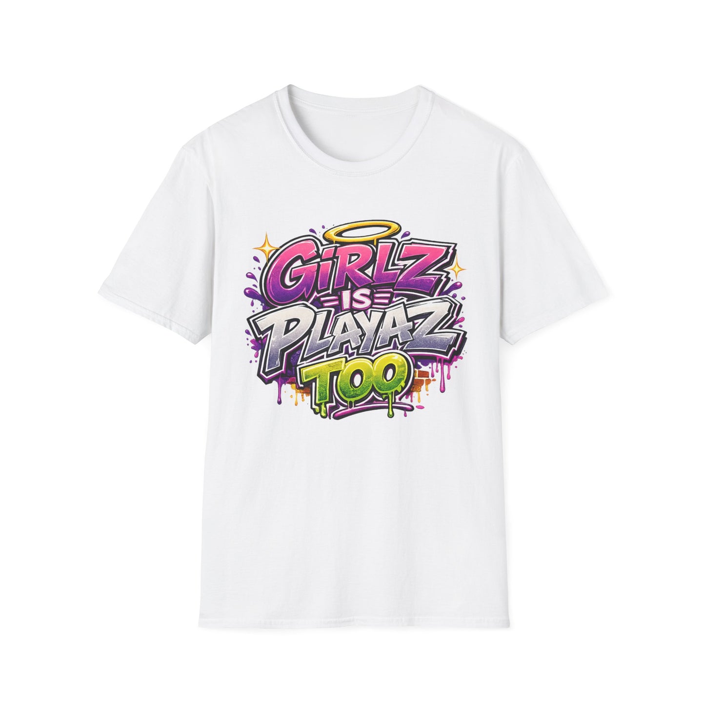 Girlz Is Playaz Too ' Softstyle Tee