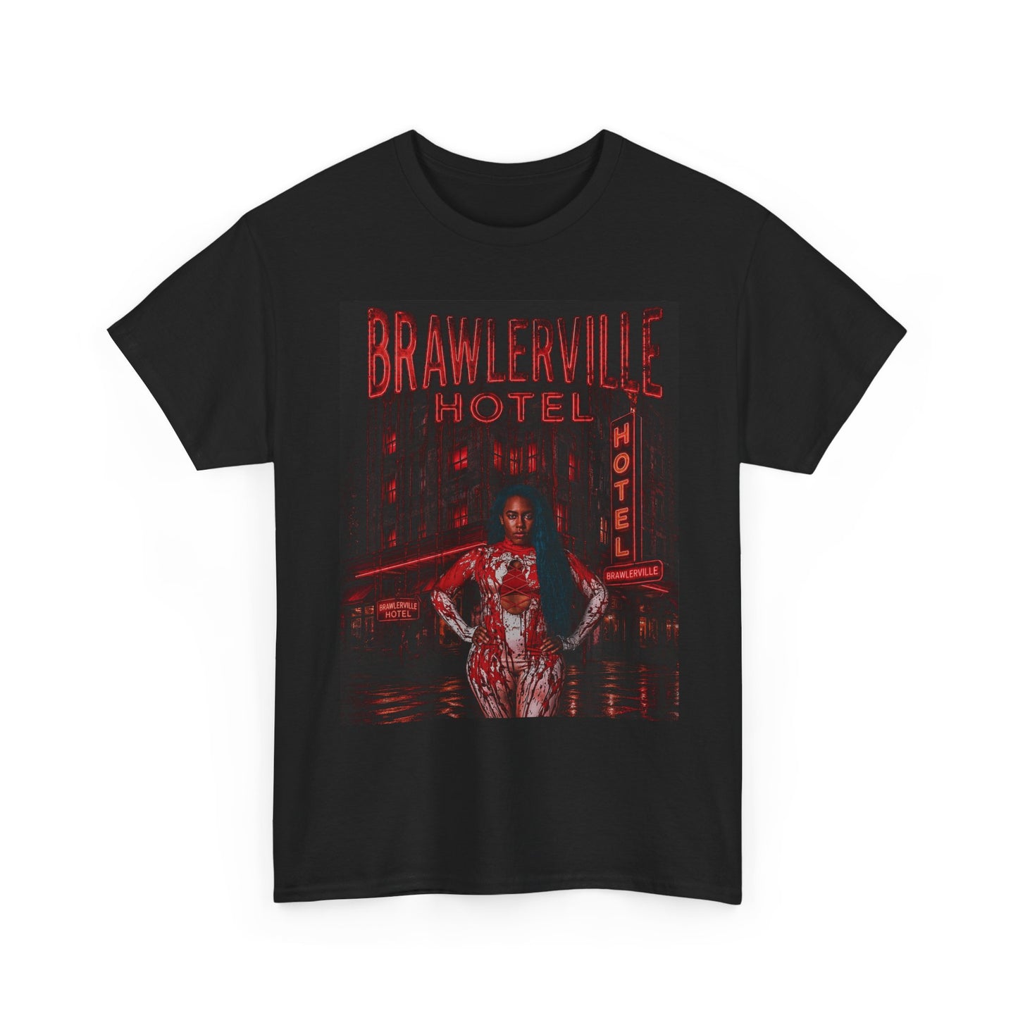 BRITANY KAY " Brawlerville Hotel " Graphic Tee