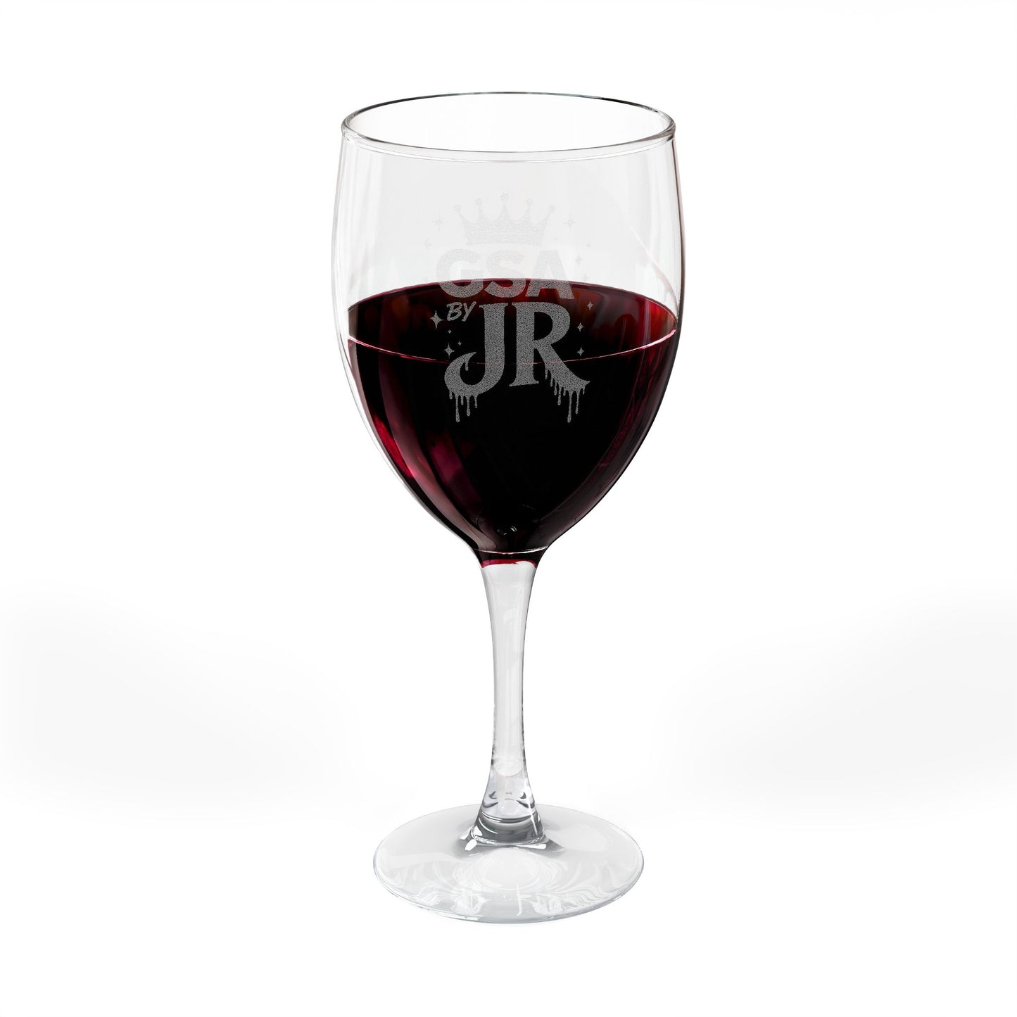 Engraved 10.5 oz Wine Glass