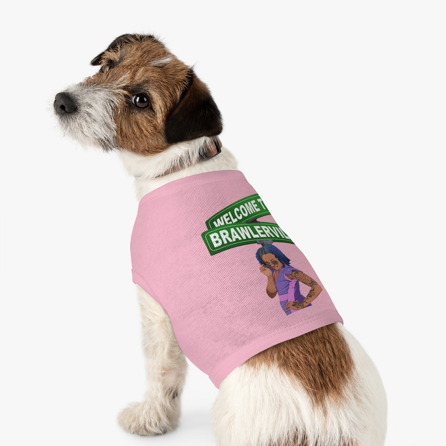 Britany Kay "Welcome to Brawlerville" Pet T-shirts