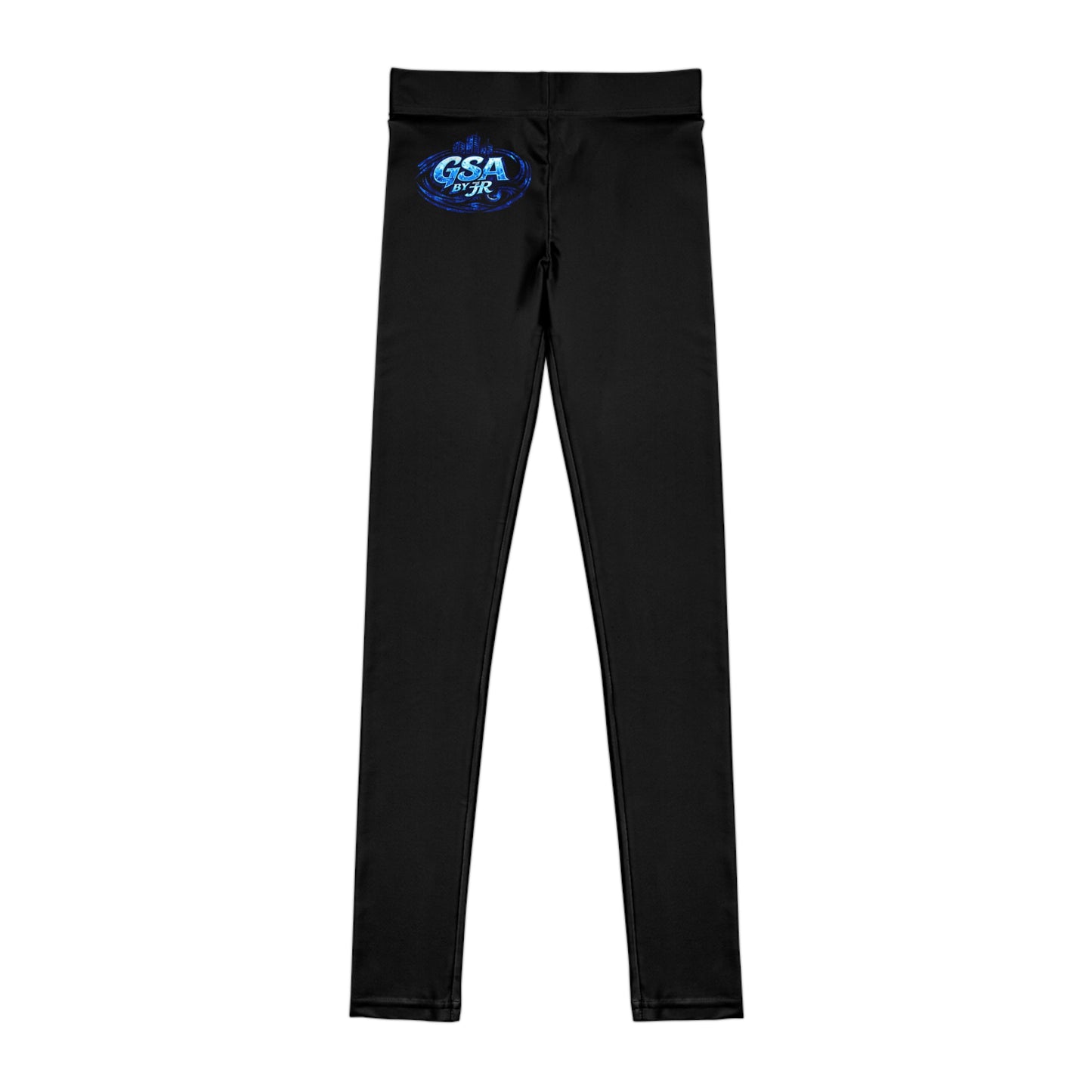 Youth Leggings - Blue/ Black