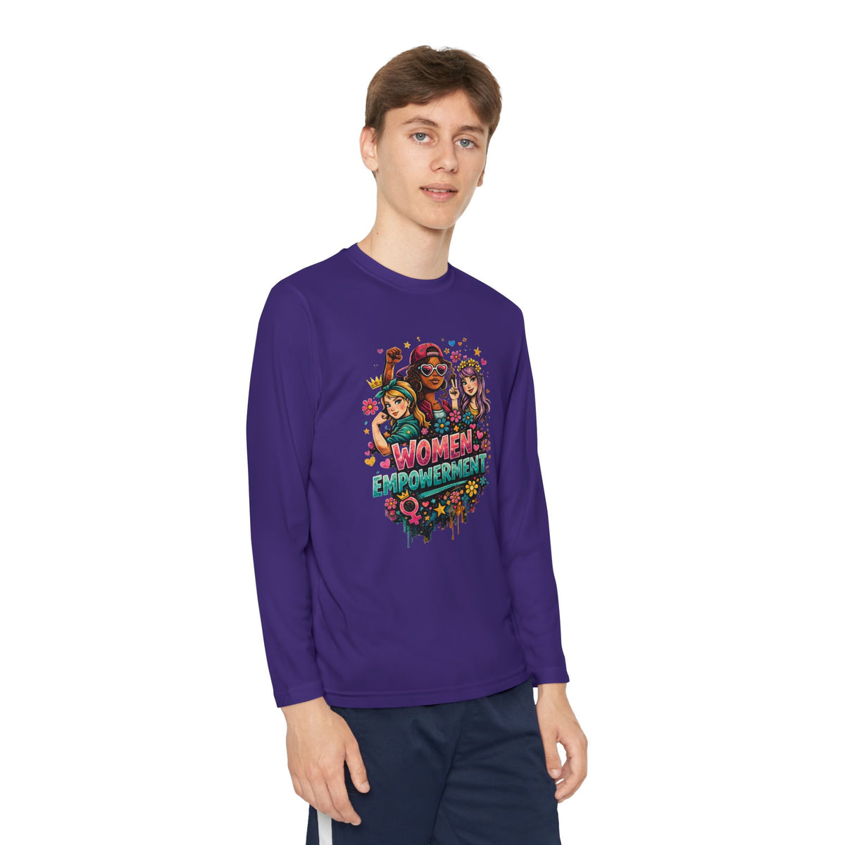 Women Empowerment ' Youth Long Sleeve Tee