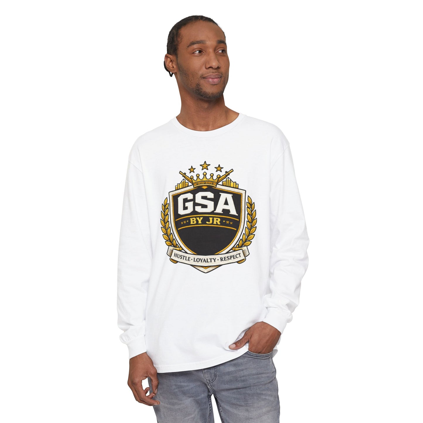 GSA BY JR Crest Long Sleeve Tee