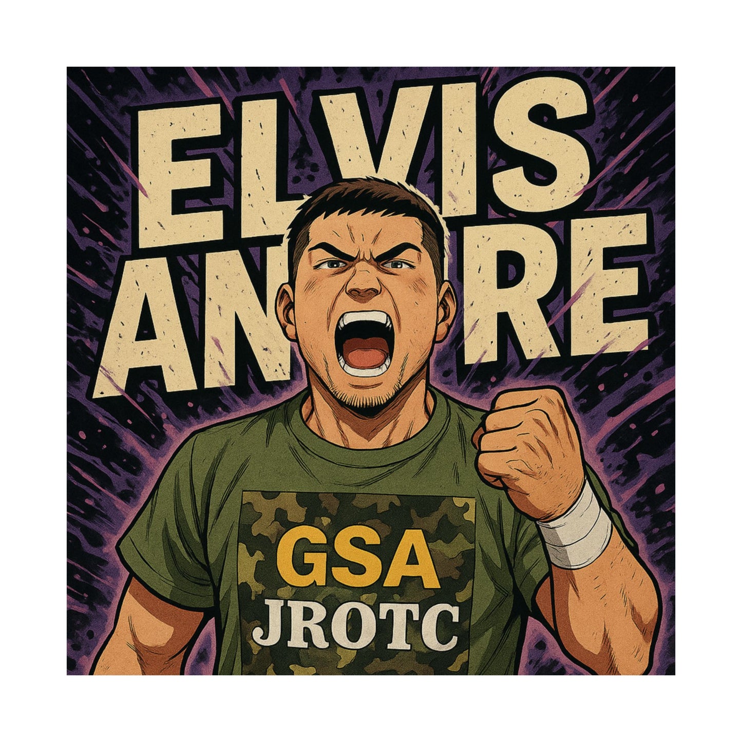 THE JROTC ANIME POSTER: ELVIS ANDRE