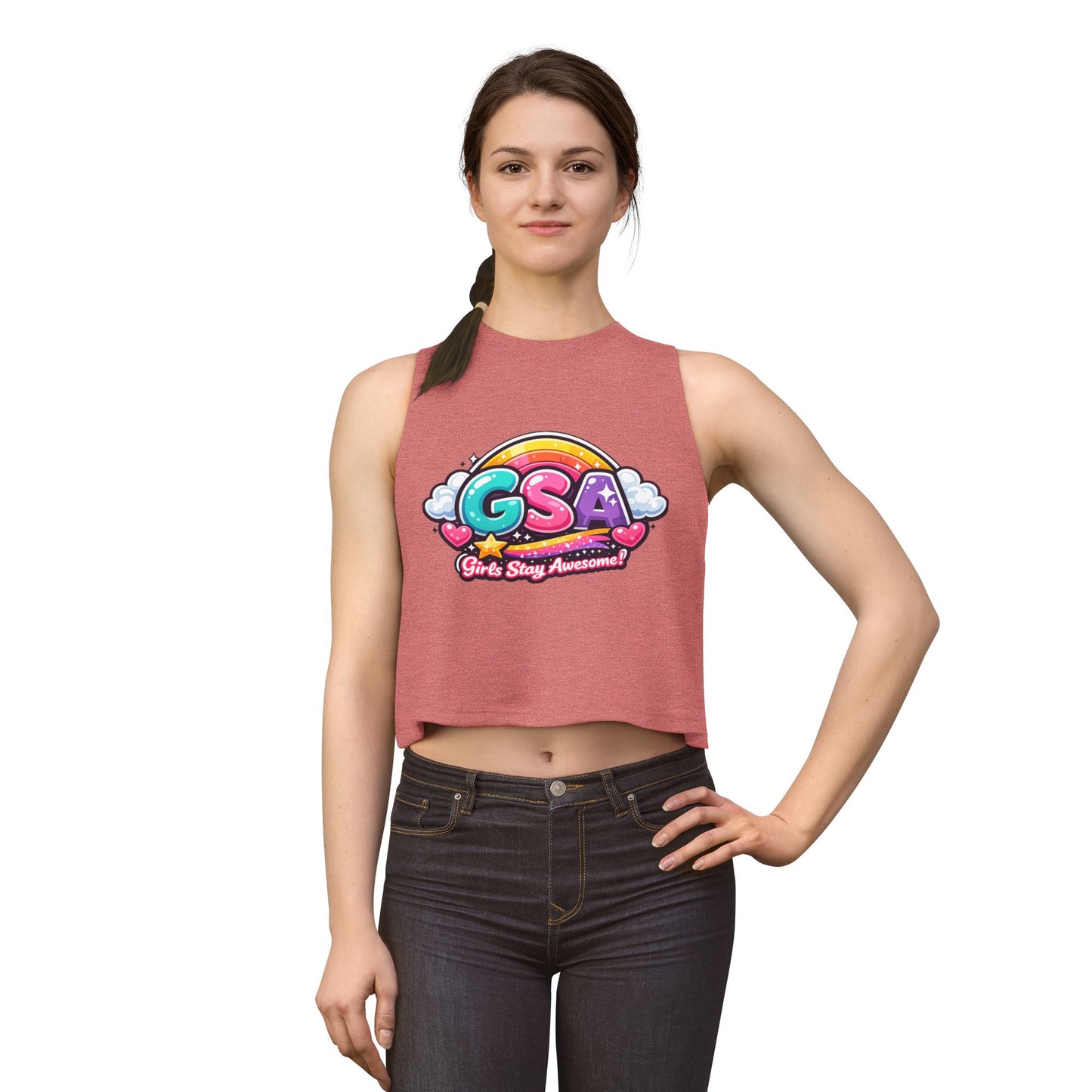 GSA BY JR ' Girls Stay Awesome Crop Top