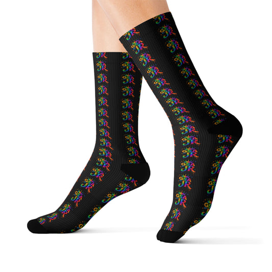 Rainbow Crew Socks