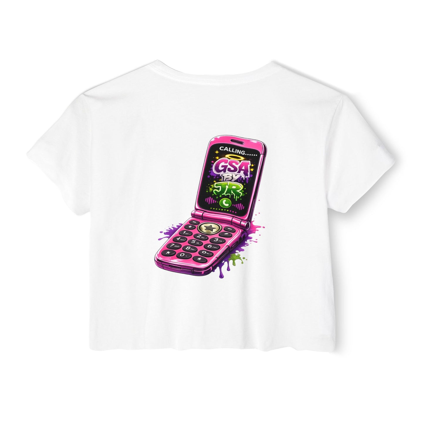 Girlz Is Playaz Too ' Cropped Tee