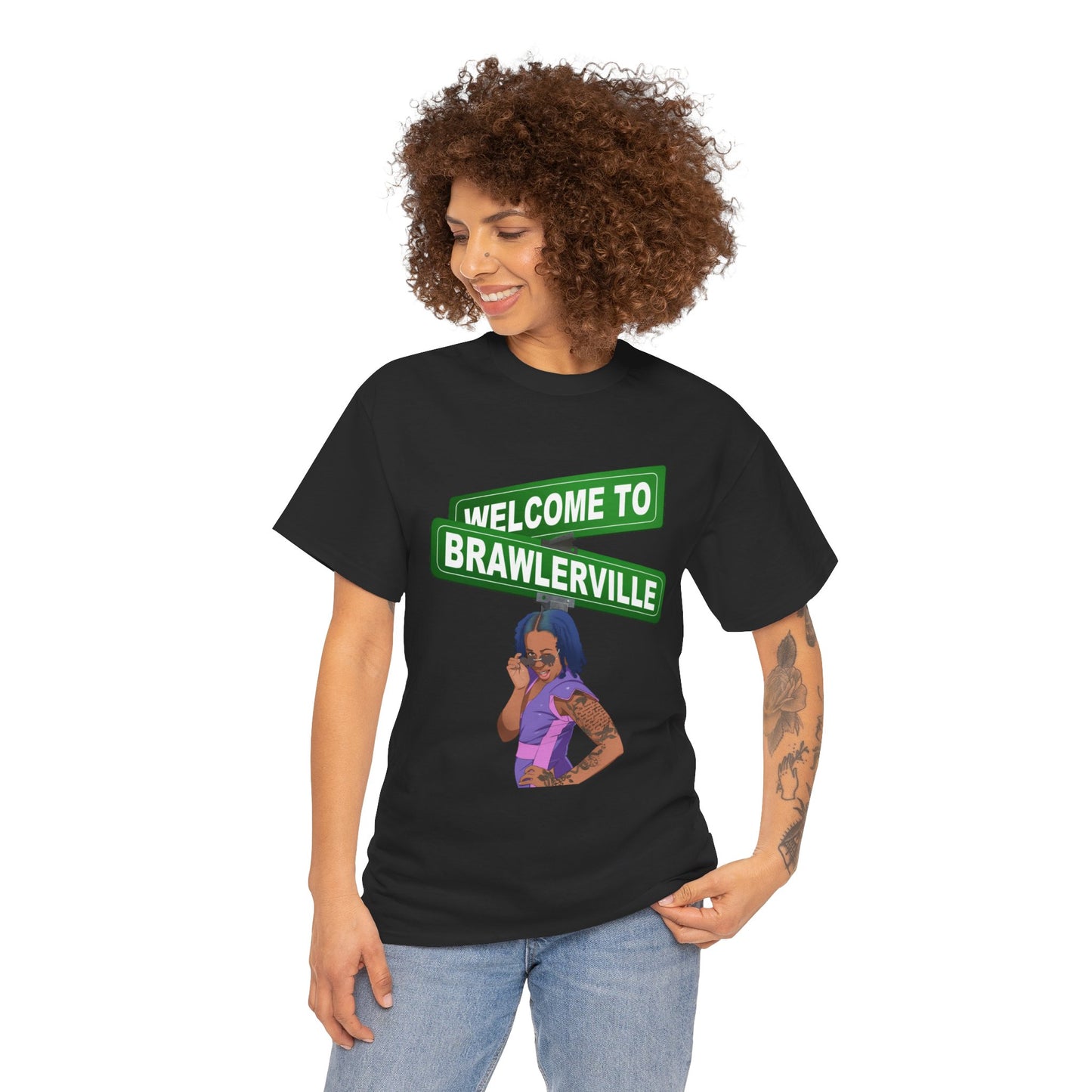 Britany Kay "Welcome to Brawlerville" T-shirt