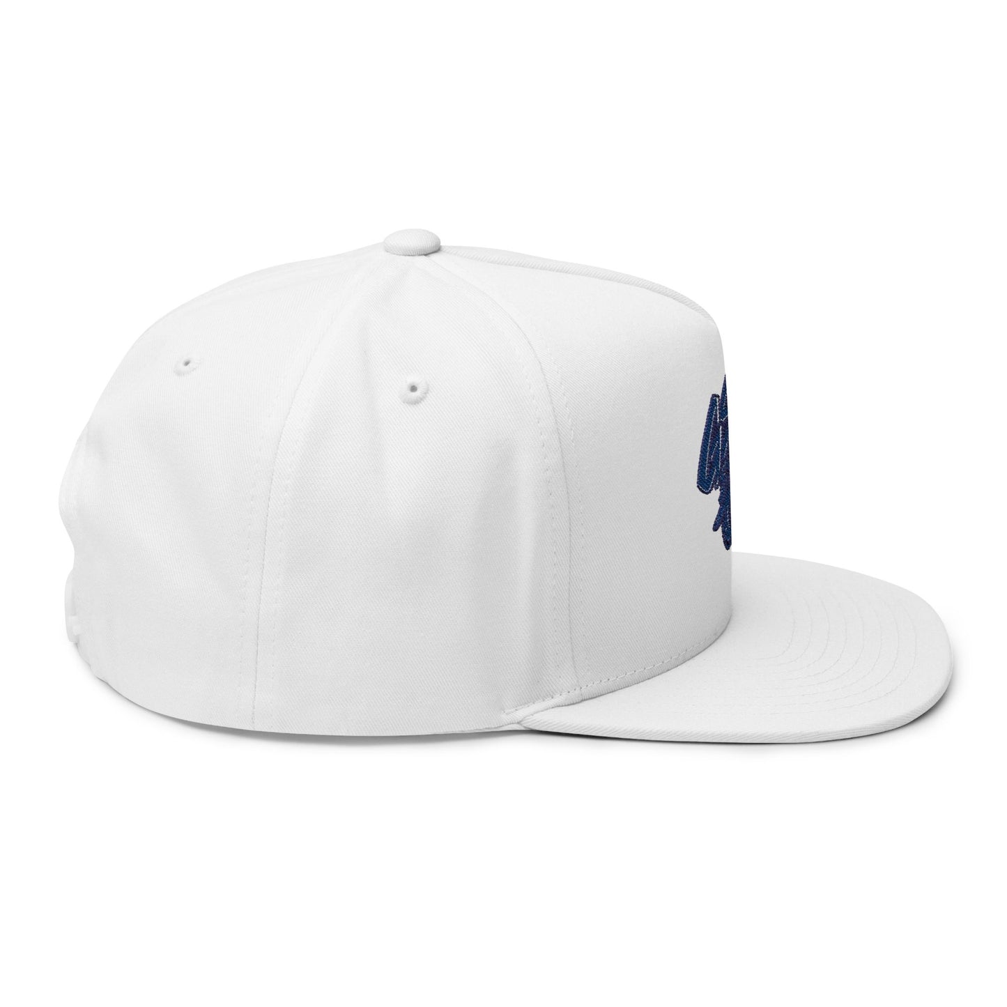 Blue Graffiti Flat Bill Cap
