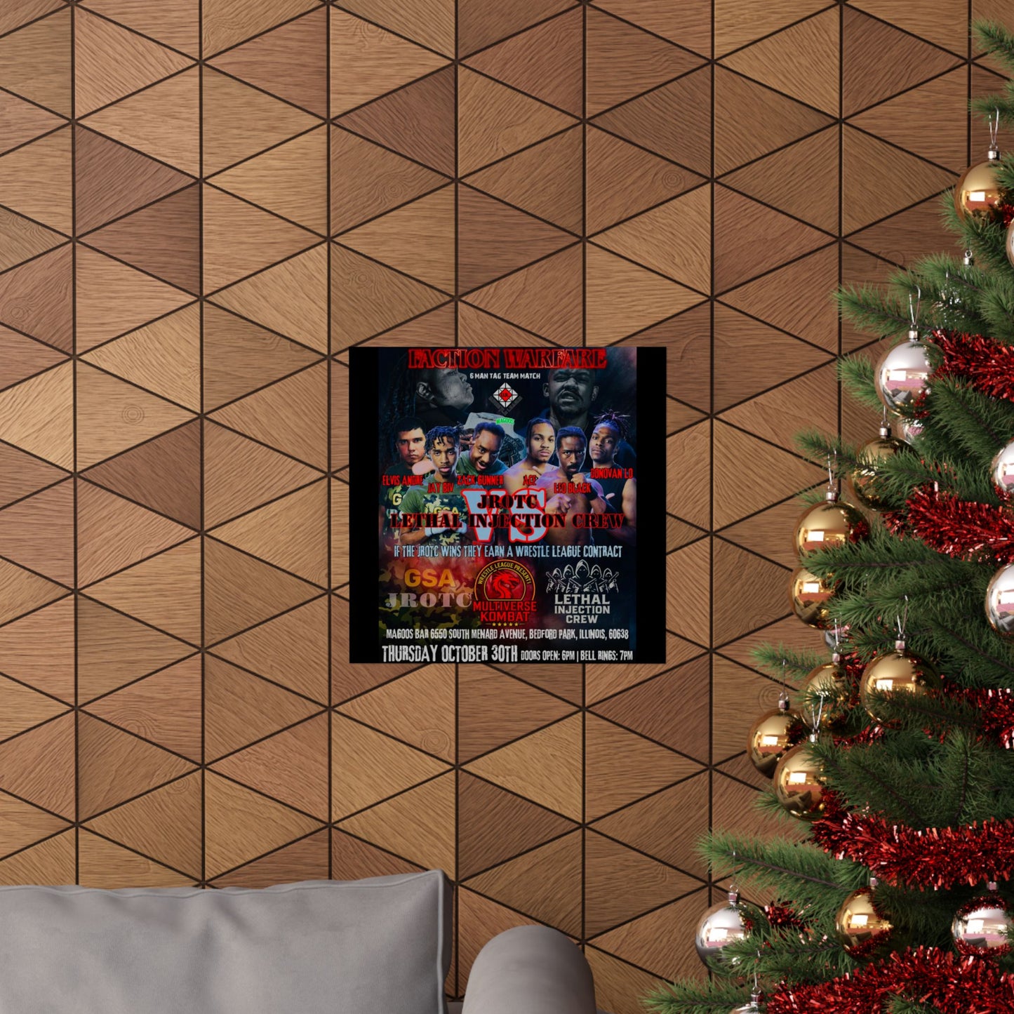 THE JROTC VS LIC POSTER ( Multiverse Kombat ) - Version 1