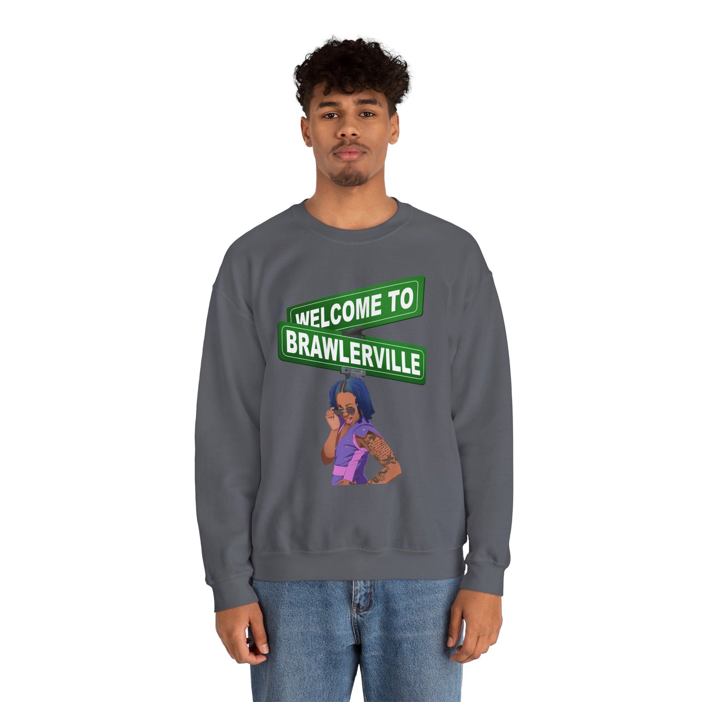 Britany Kay ' Welcome To Brawlerville Sweatshirt