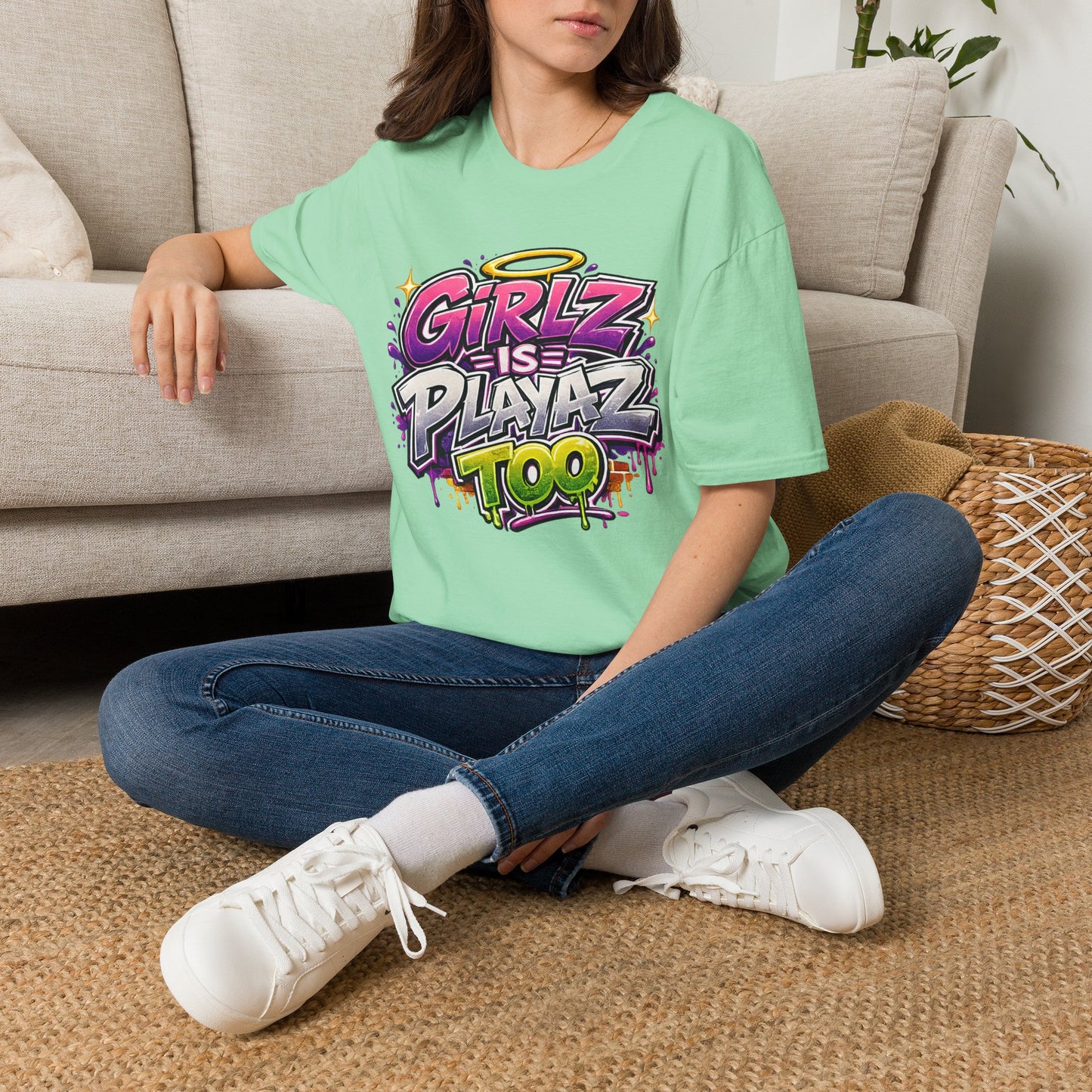 Girlz Is Playaz Too ' Softstyle Tee