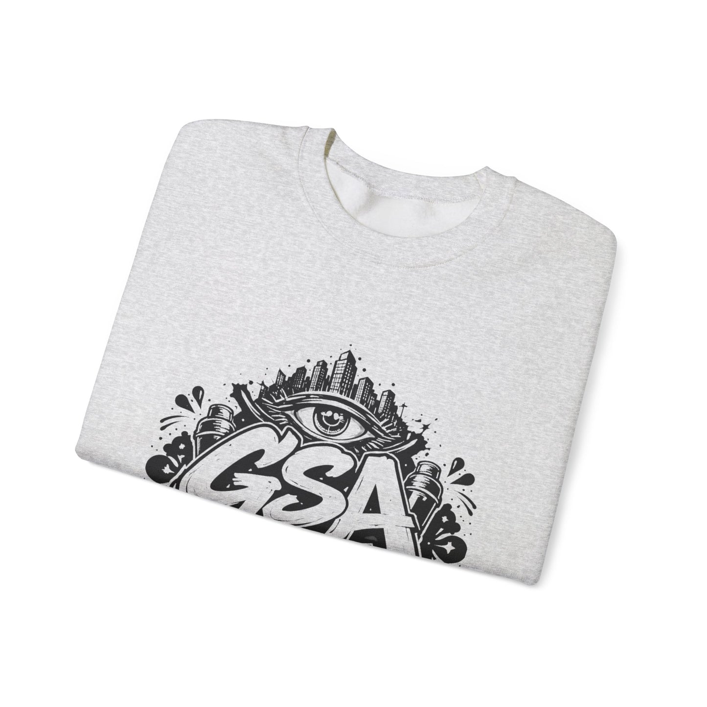 GSA BY JR Graffiti Eye Streetwear Crewneck