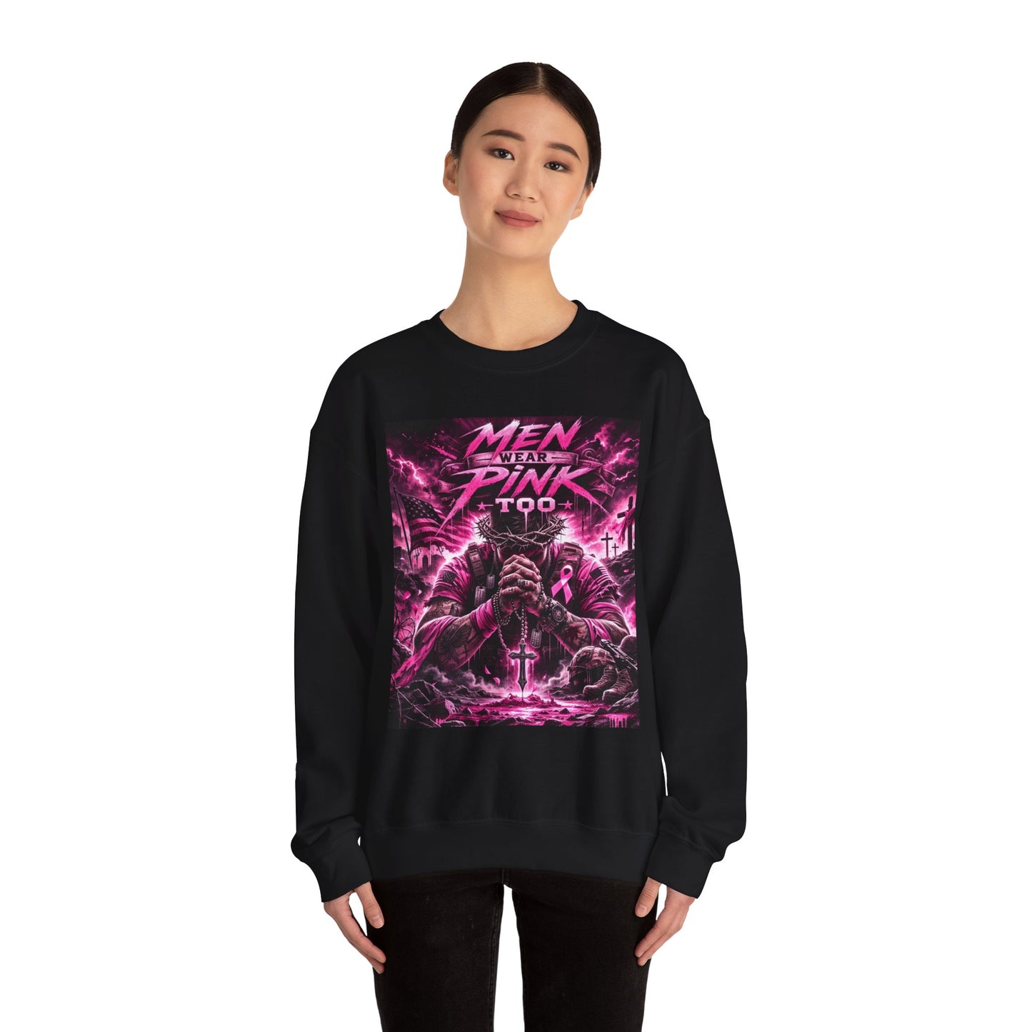 GSA BY JR ' Men Wear Pink Too Sweatshirt