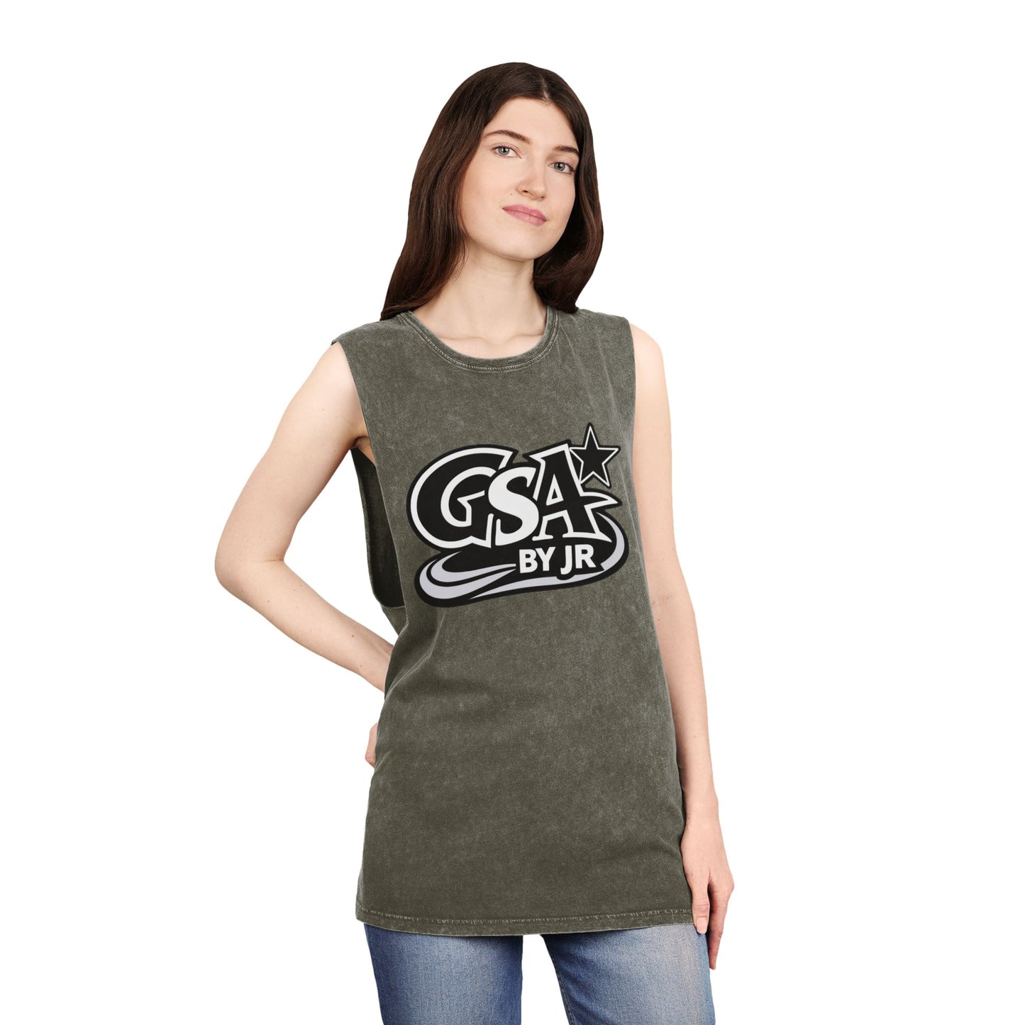 Stonewash Muscle Tank