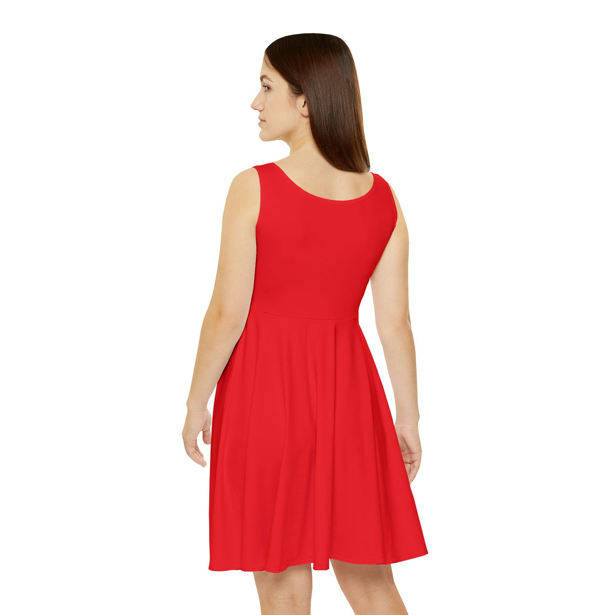 Red Women's Skater Dress