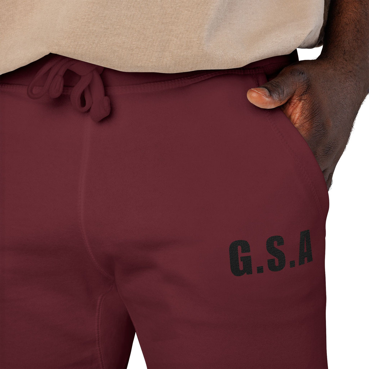 Embroidered Fleece Sweatpants