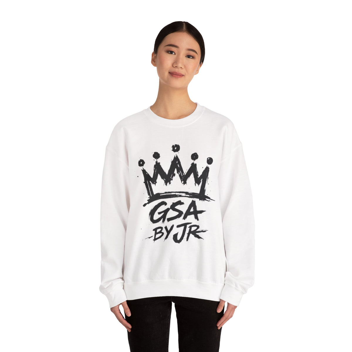 Black Crown' Crewneck Sweatshirt