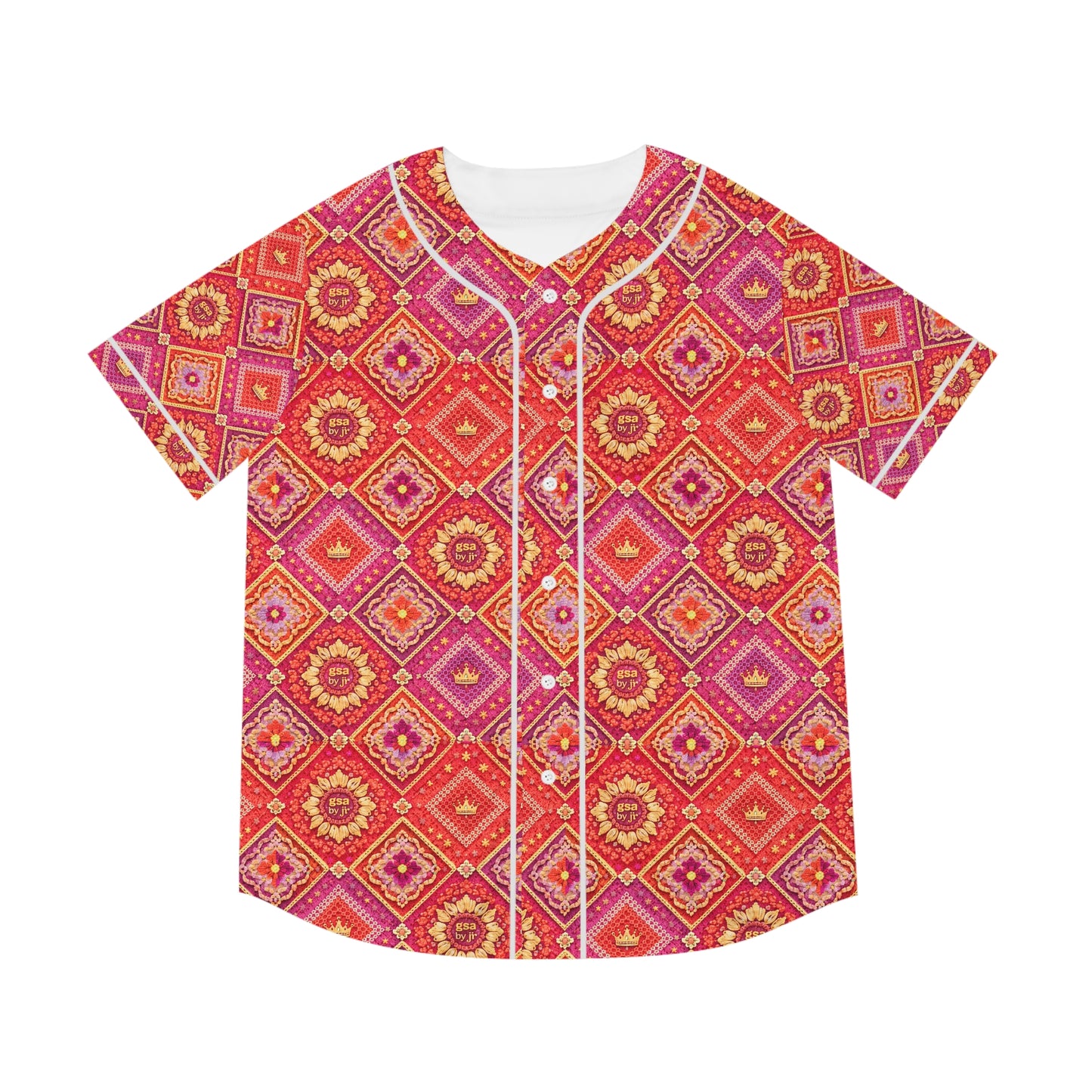 GSA BY JR Floral Diamond Print Jersey