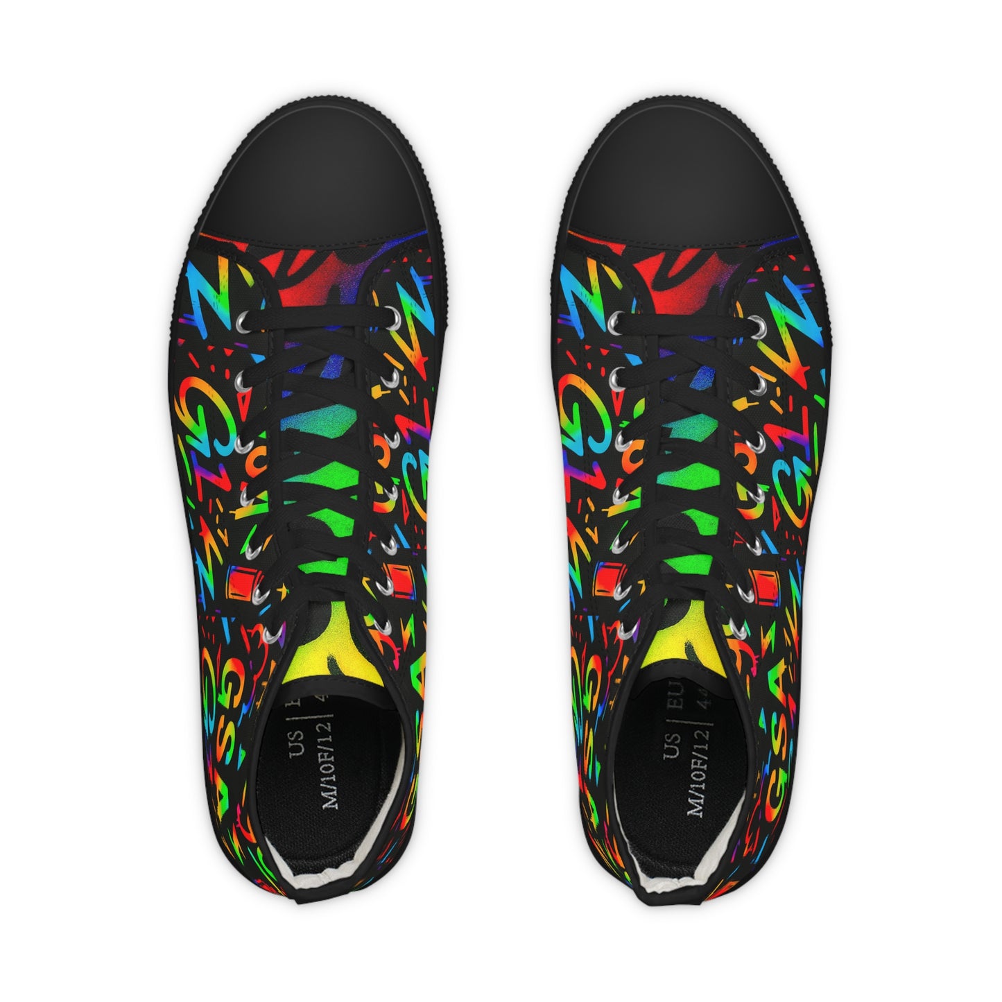 GSA G1 High Top Sneakers- Rainbow