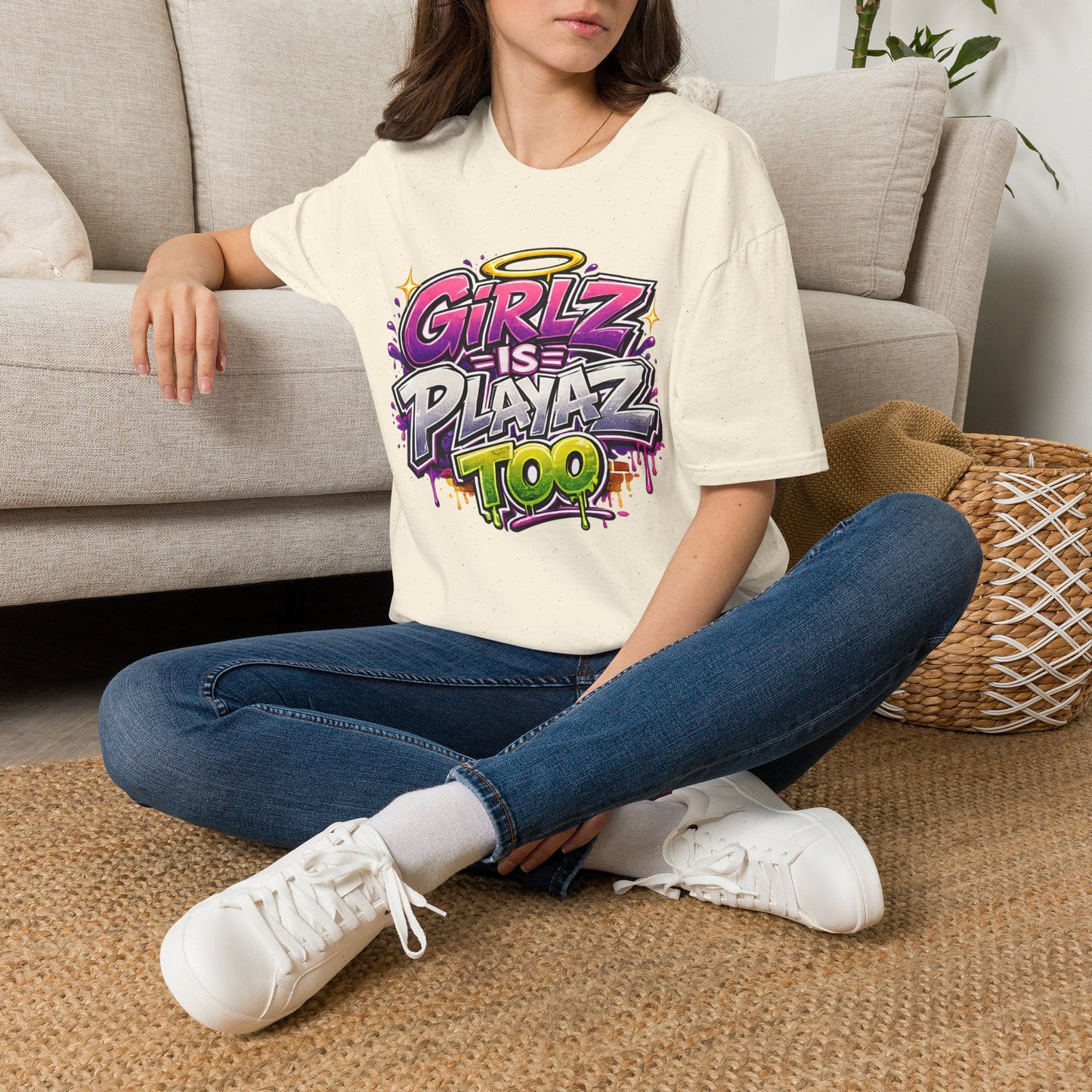 Girlz Is Playaz Too ' Softstyle Tee