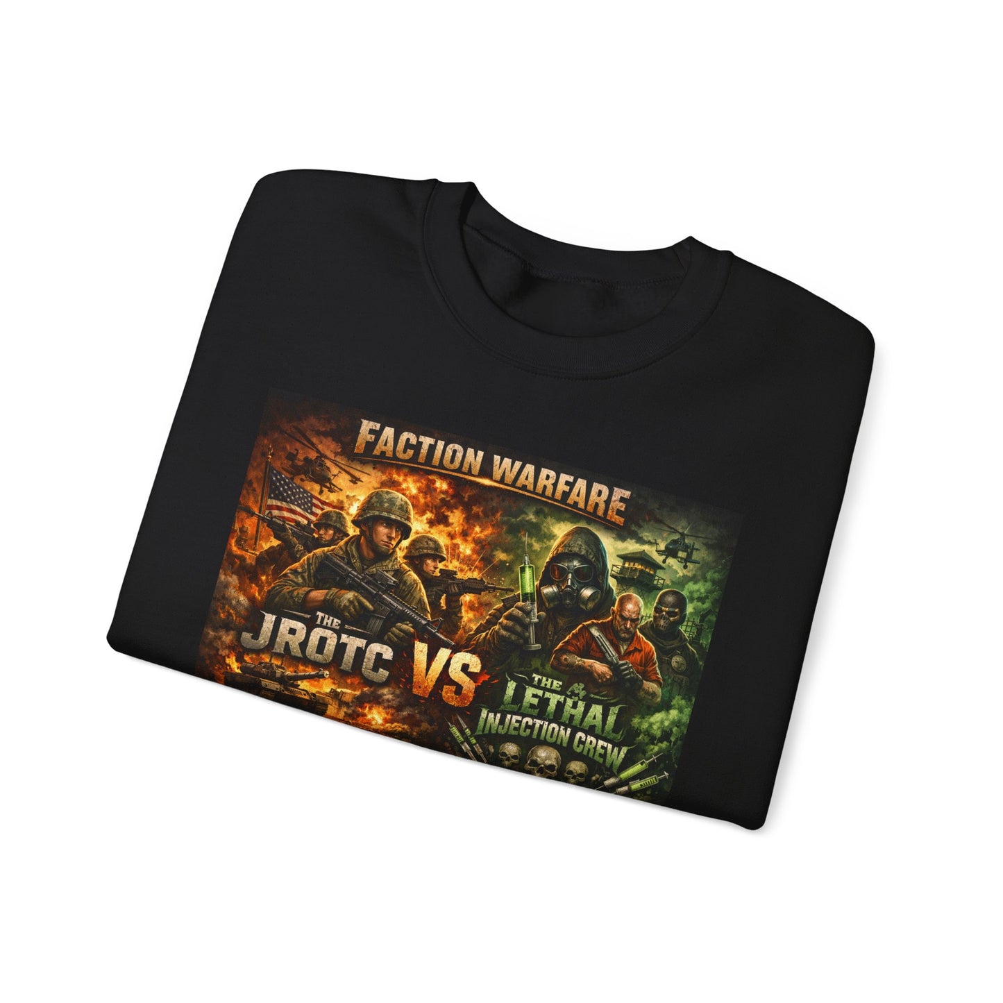 THE JROTC ' WARFARE SWEATSHIRT