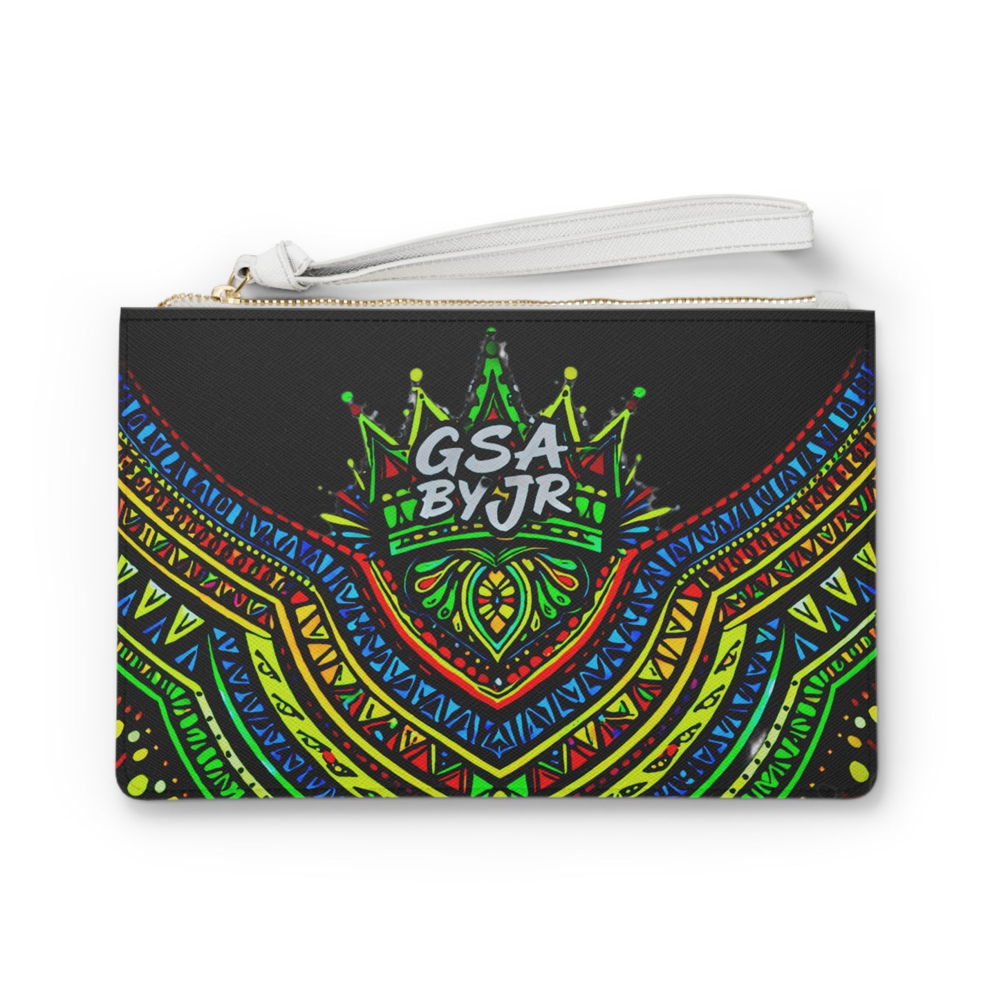 GSA BY JR Colorful Tribal Clutch Bag