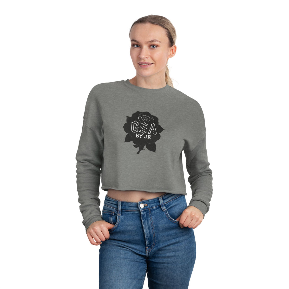 Cropped Sweatshirt - Black GSA