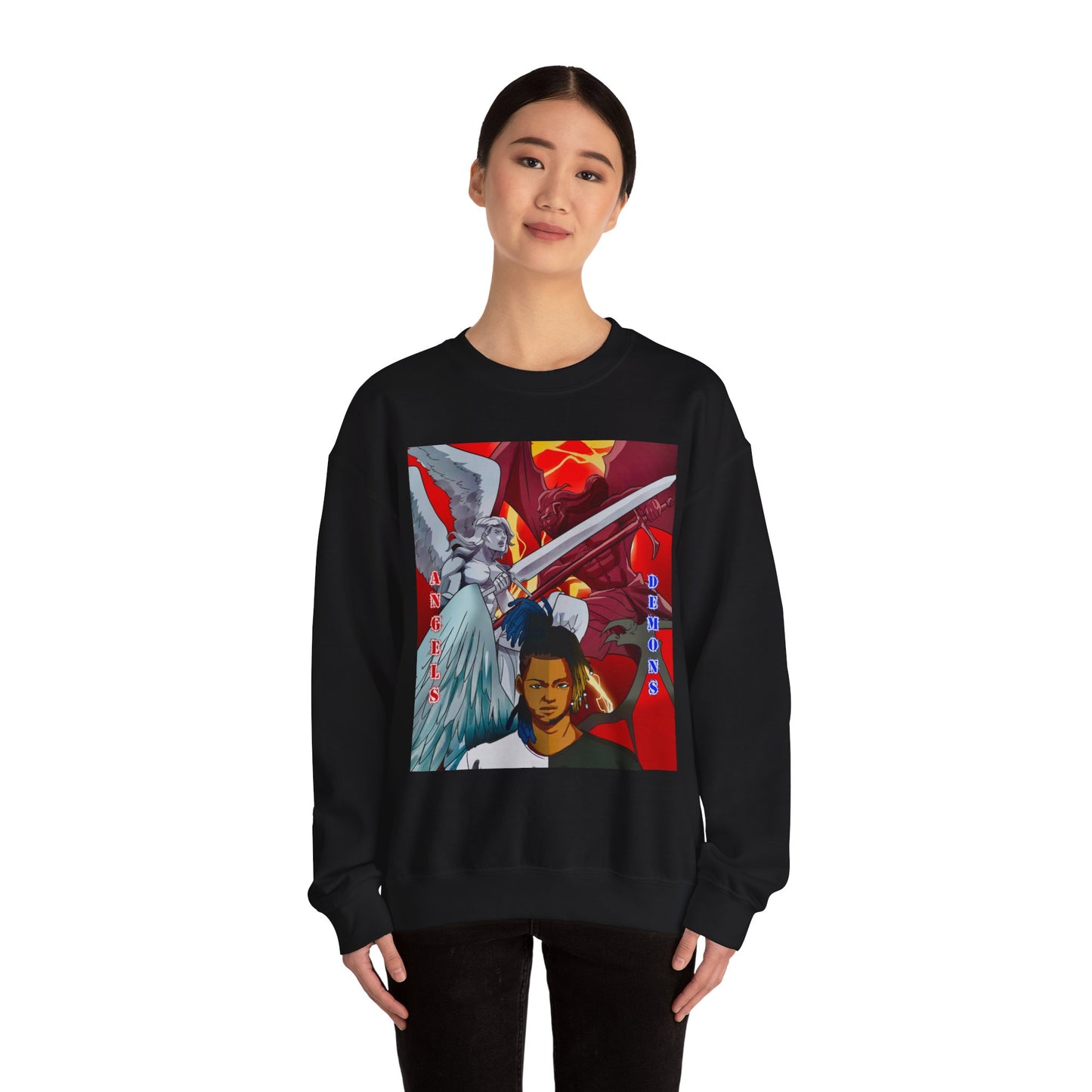 JR LINDSEY ' ANGELS & DEMONS SWEATSHIRT