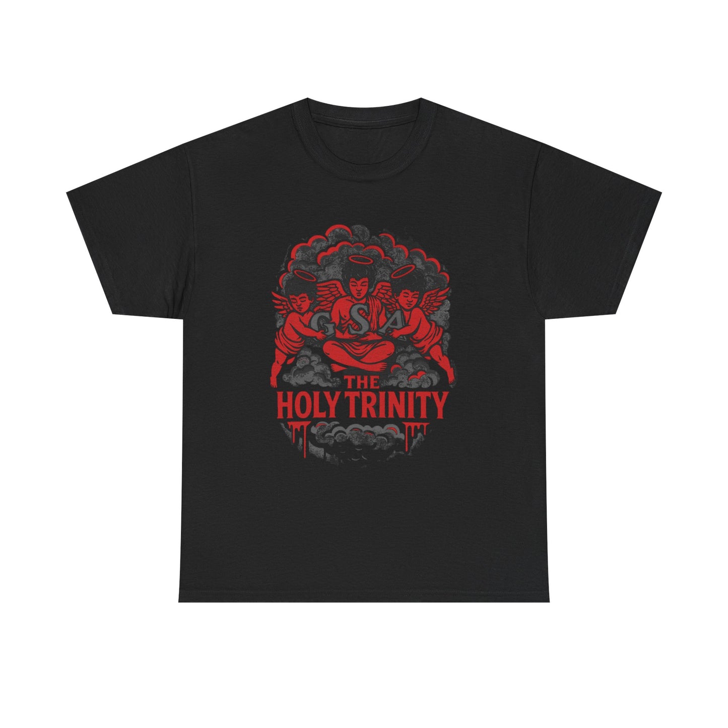 GSA BY JR ' Holy Trinity Tee ( Red & Black )