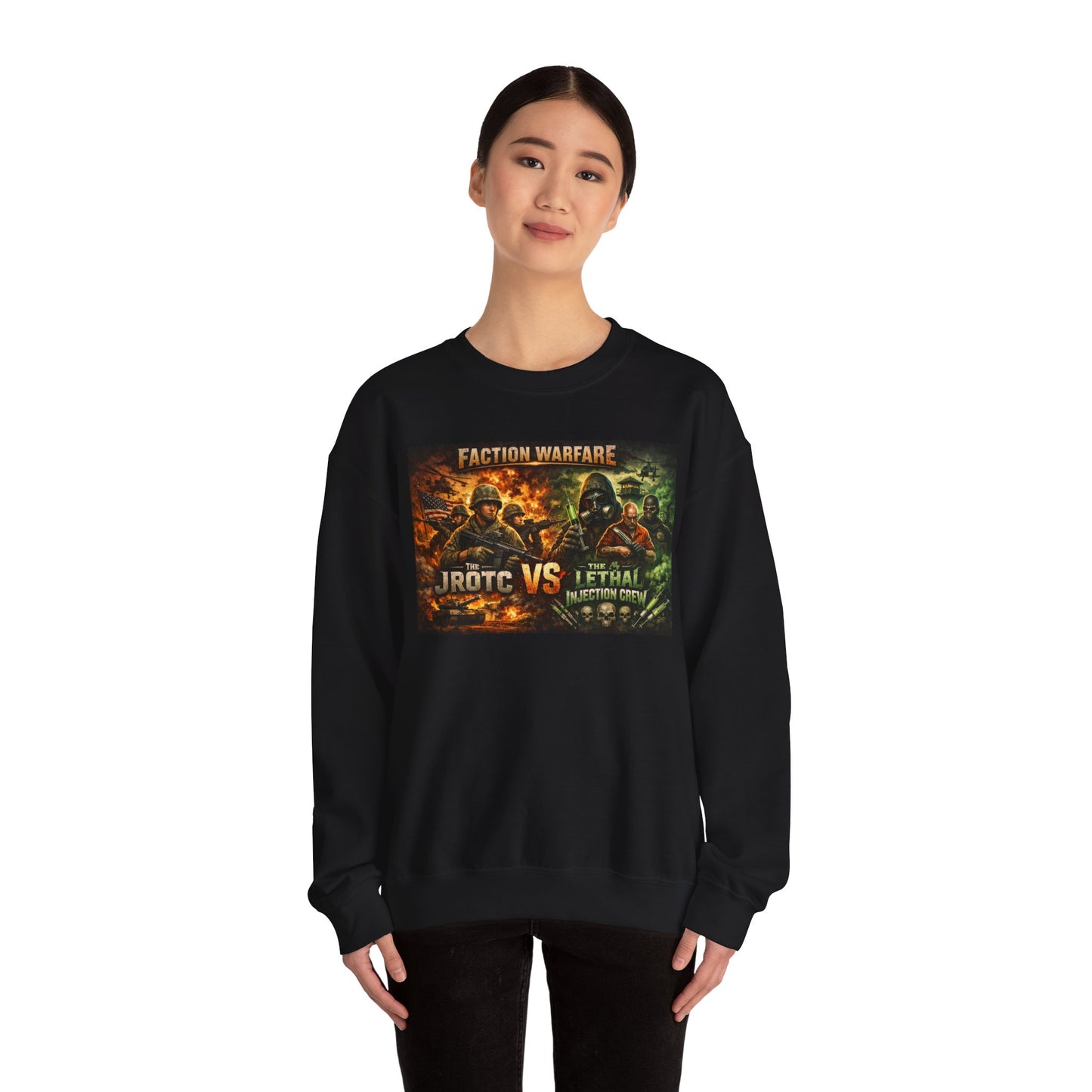 THE JROTC ' WARFARE SWEATSHIRT
