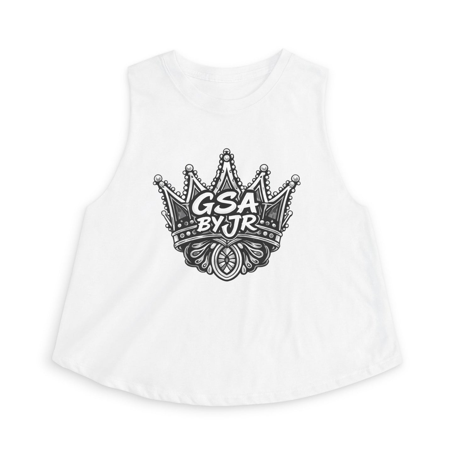 White Boho Crop Top