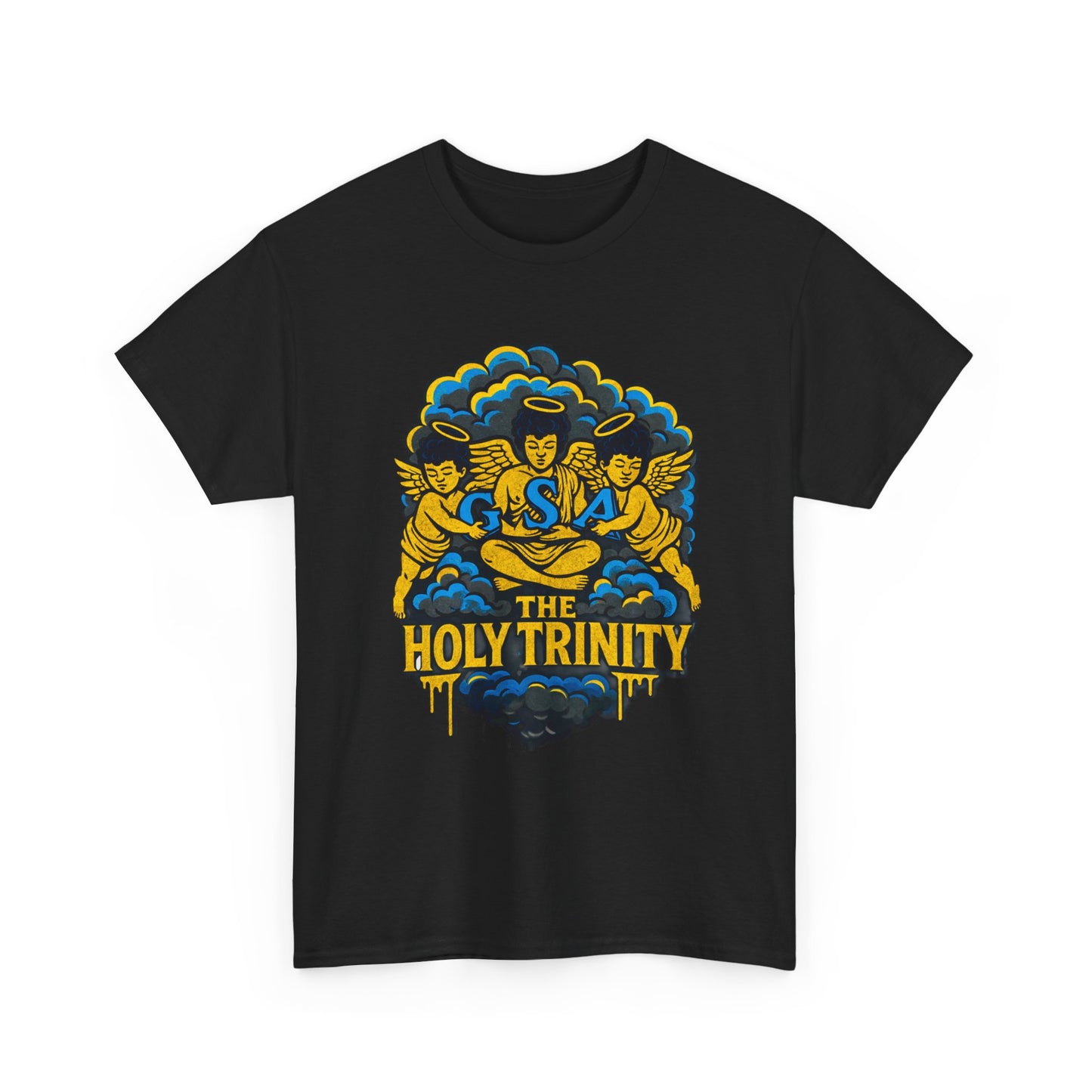 GSA BY JR ' Holy Trinity Tee ( Blue & Black )