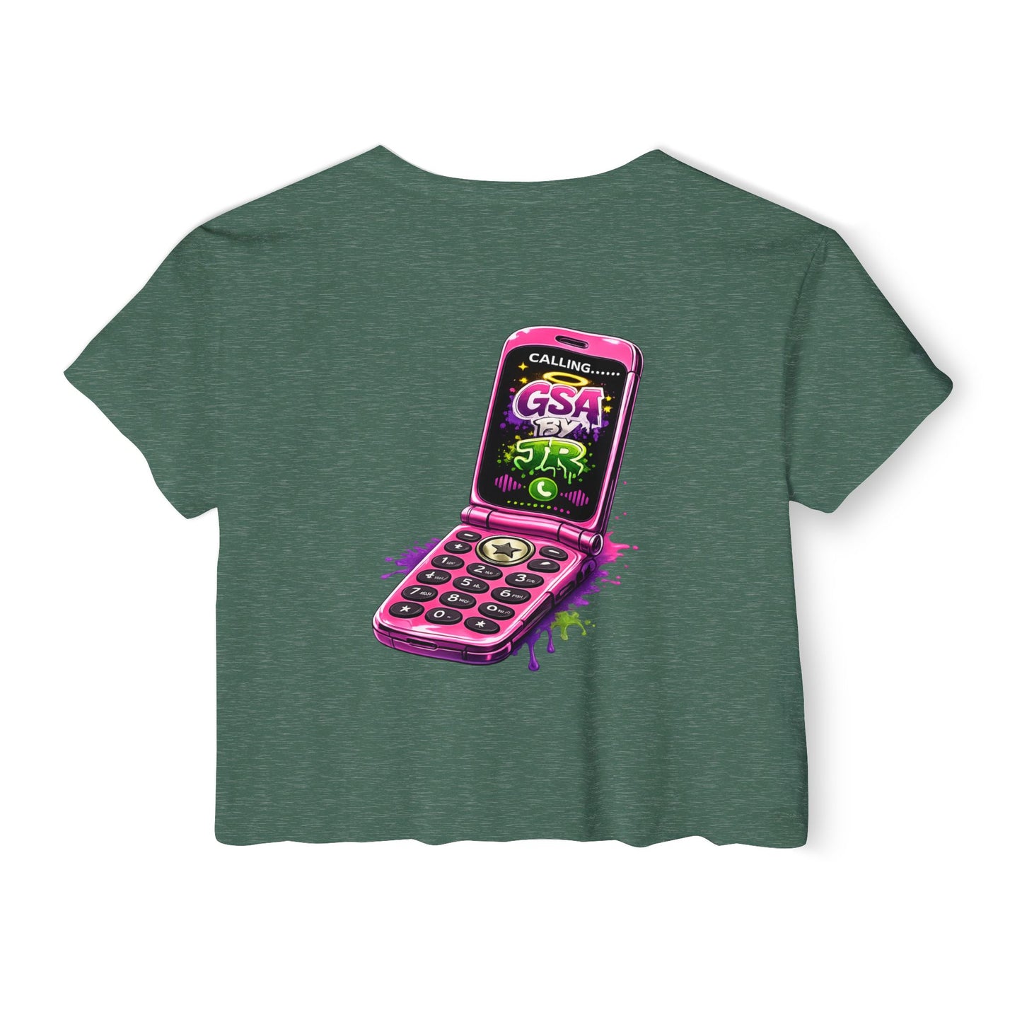 Girlz Is Playaz Too ' Cropped Tee