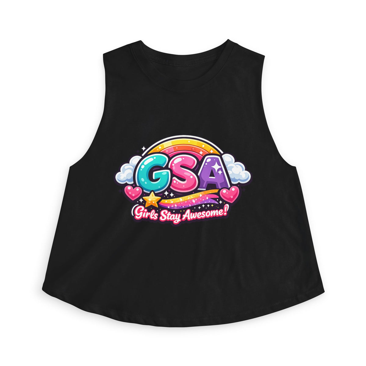 Girls Stay Awesome ' Crop Top