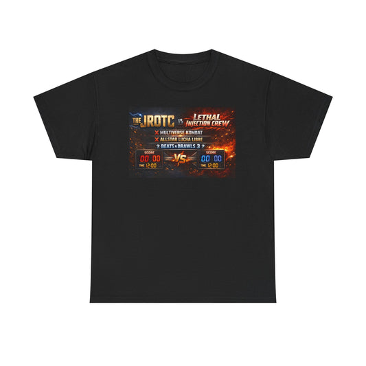 THE JROTC VS LIC ' SCOREBOARD TEE